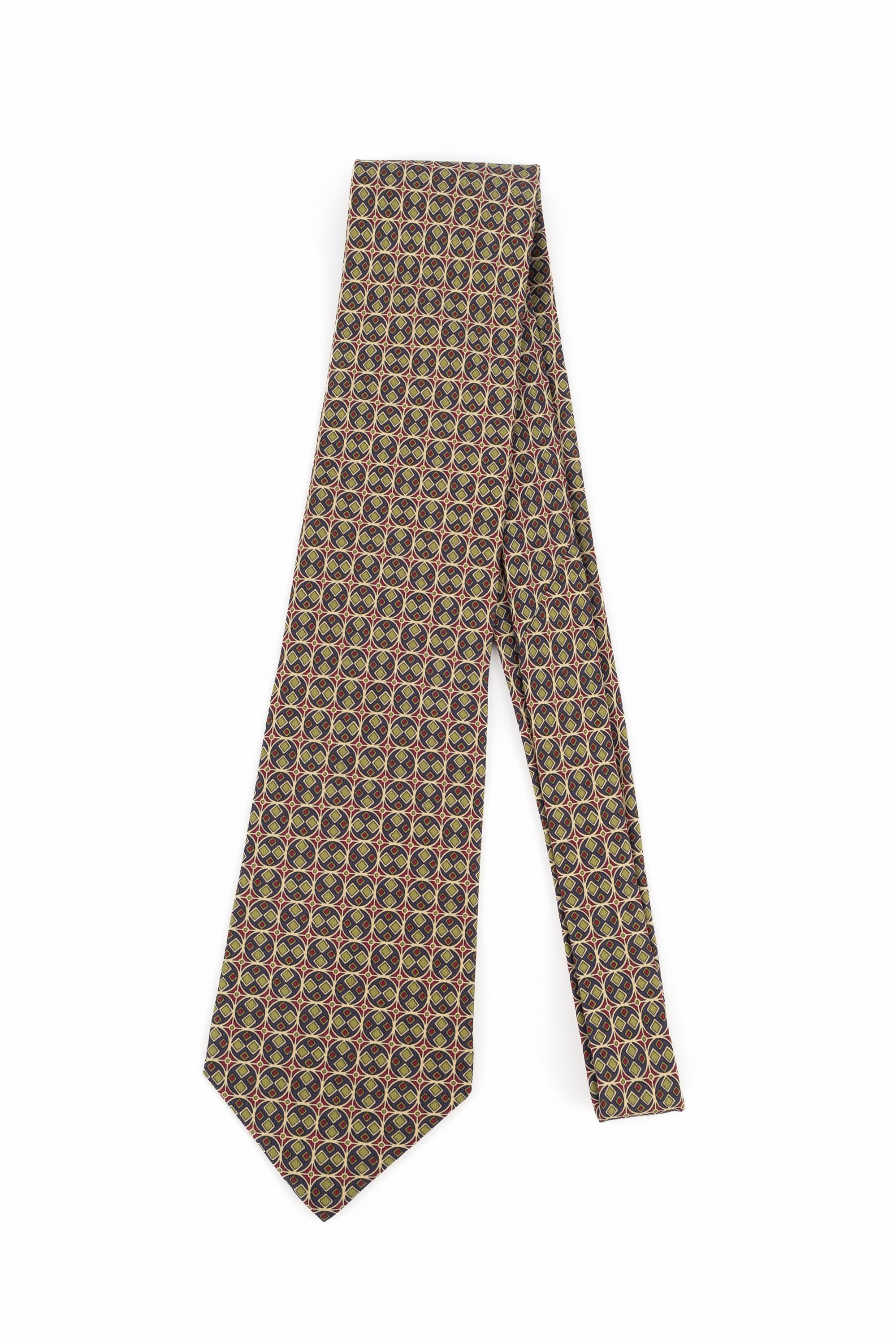 Beige Hermès silk tie For Sale