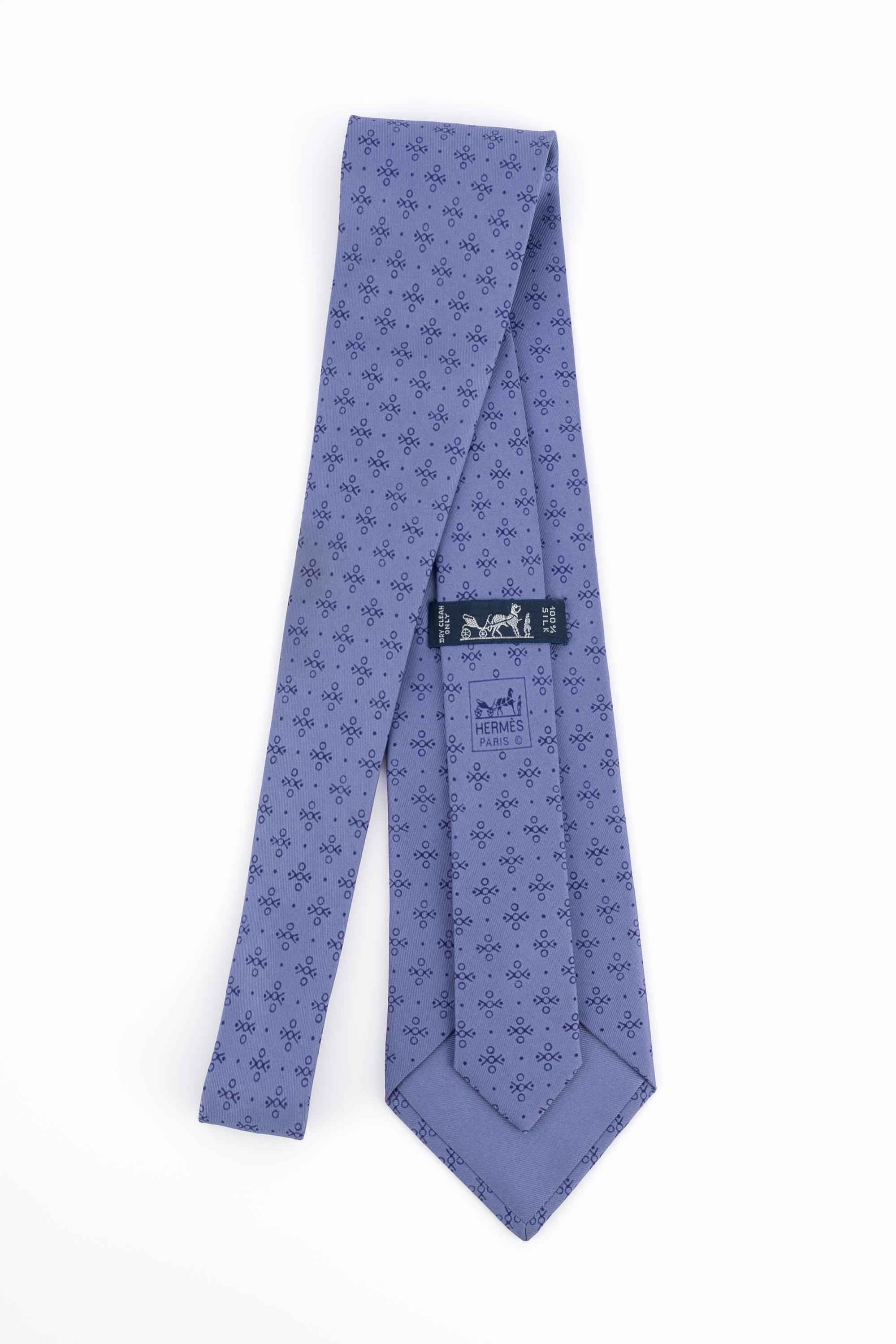 Hermès silk tie In Excellent Condition In SAINT-OUEN-SUR-SEINE, FR