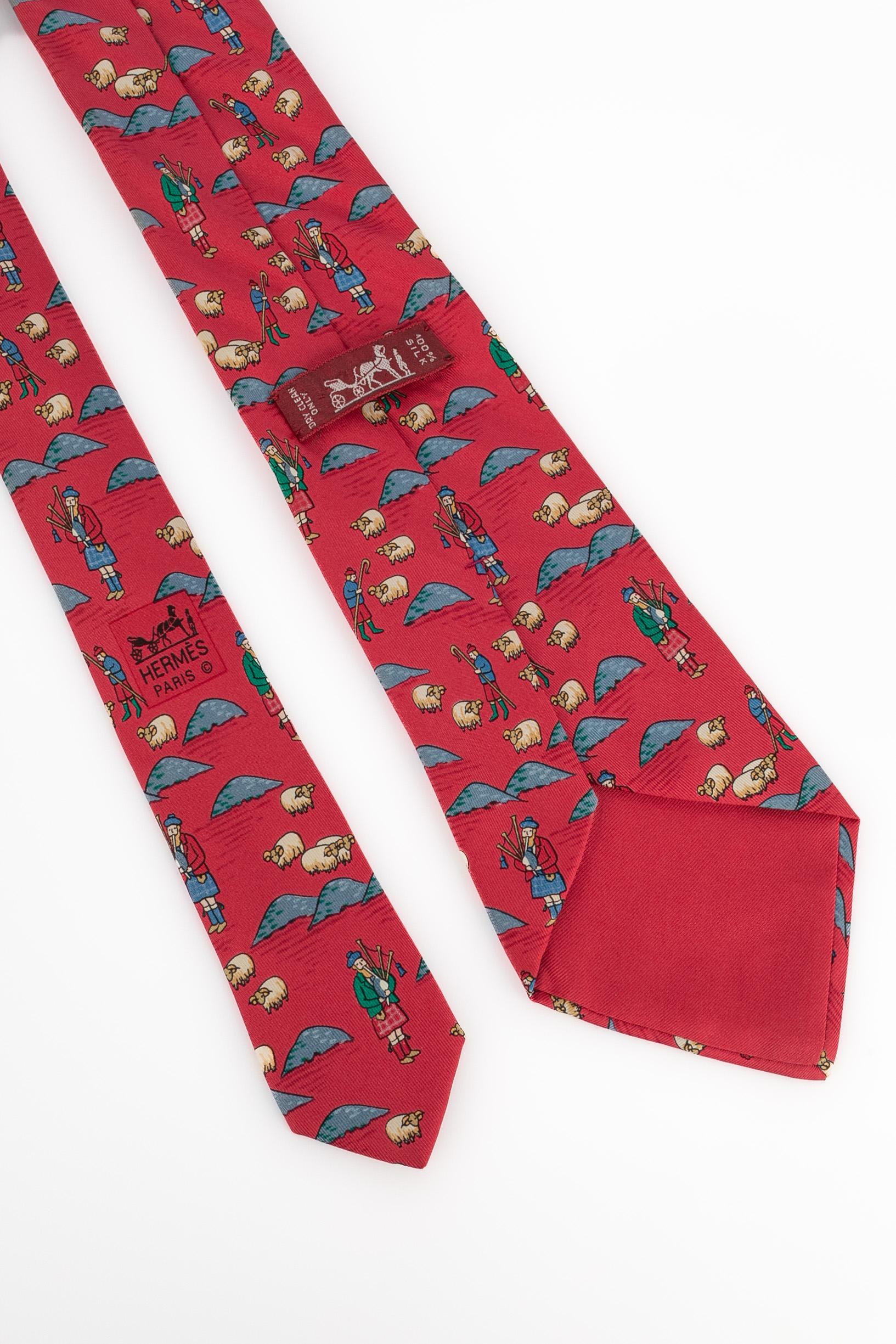 De los hombres Corbata de seda Hermès