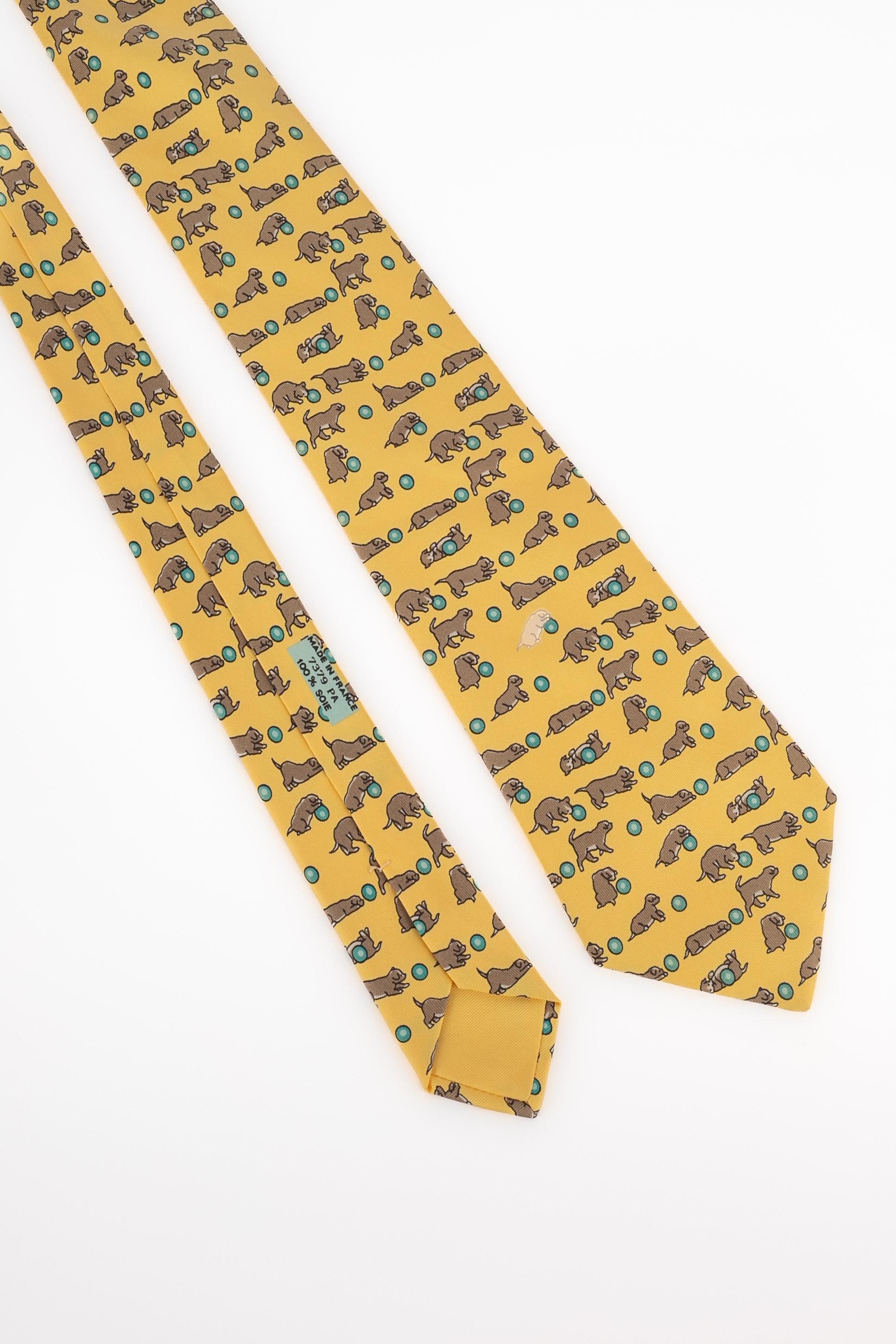 Men's Hermès silk tie