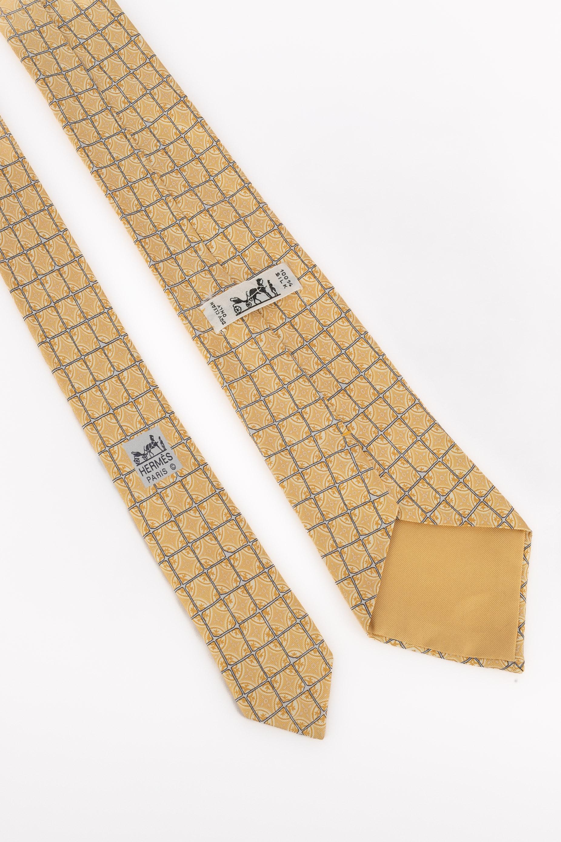 De los hombres Corbata de seda Hermès en venta