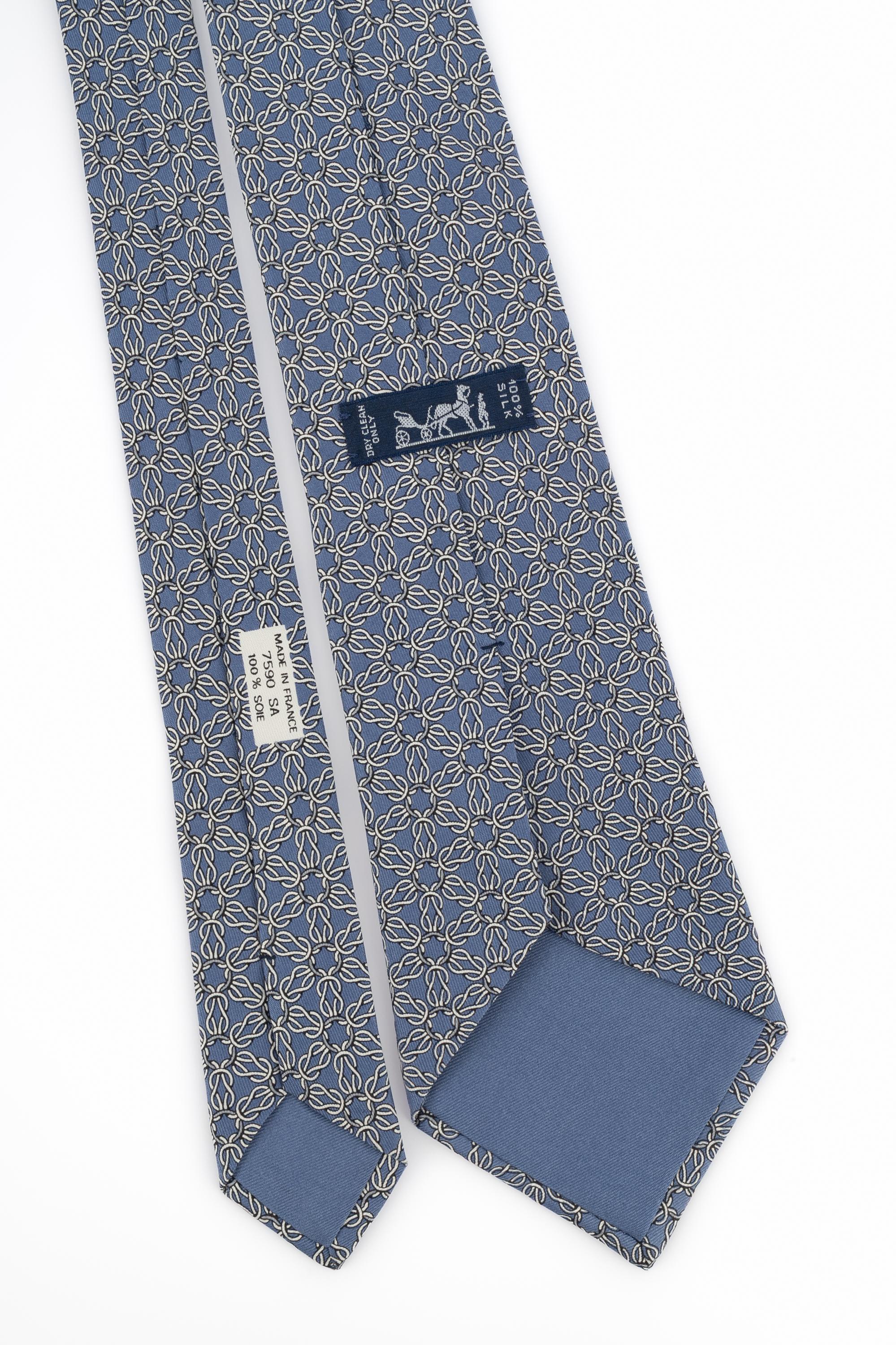 Men's Hermès silk tie For Sale