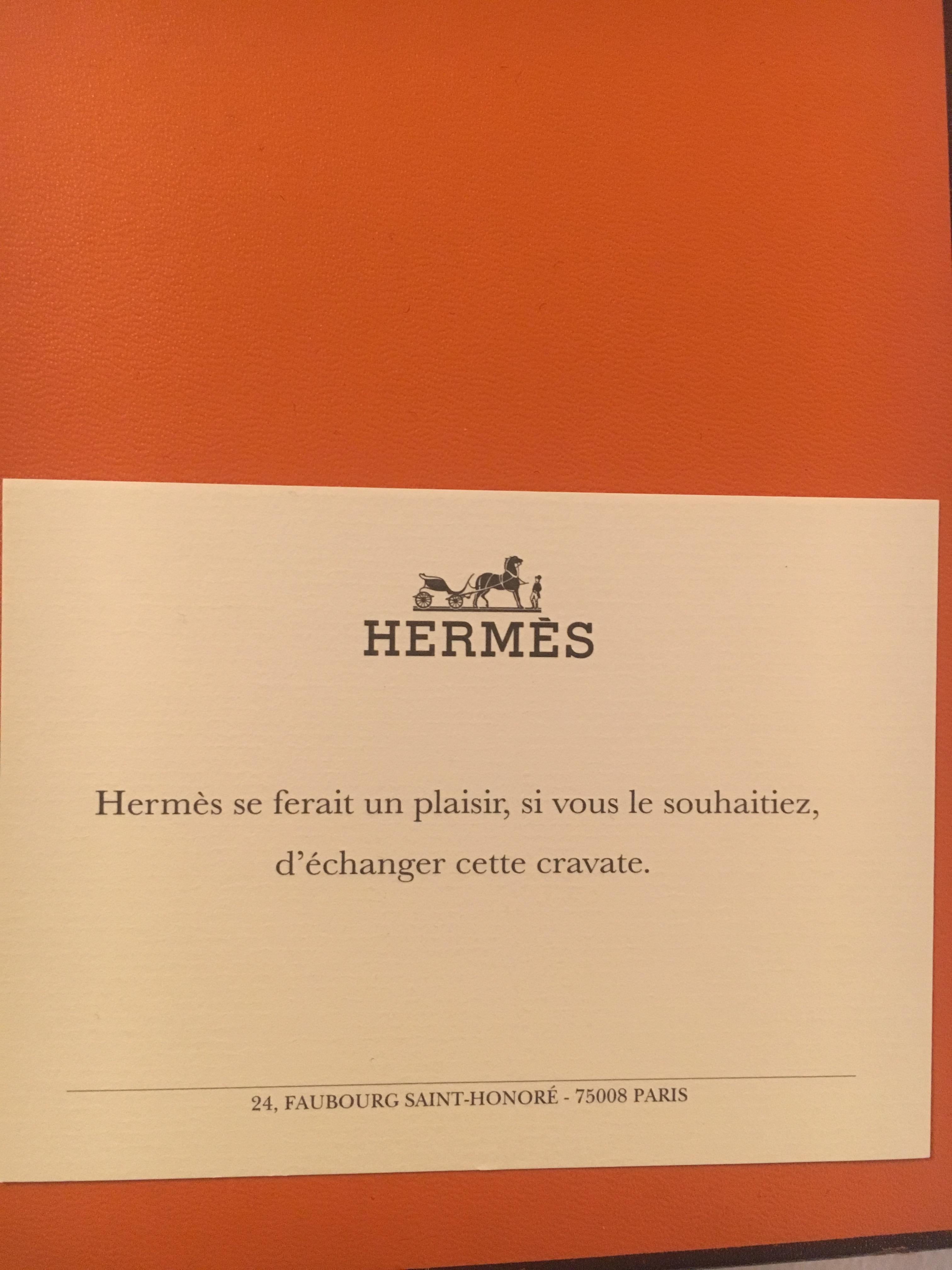 Hermes Silk Tie 1