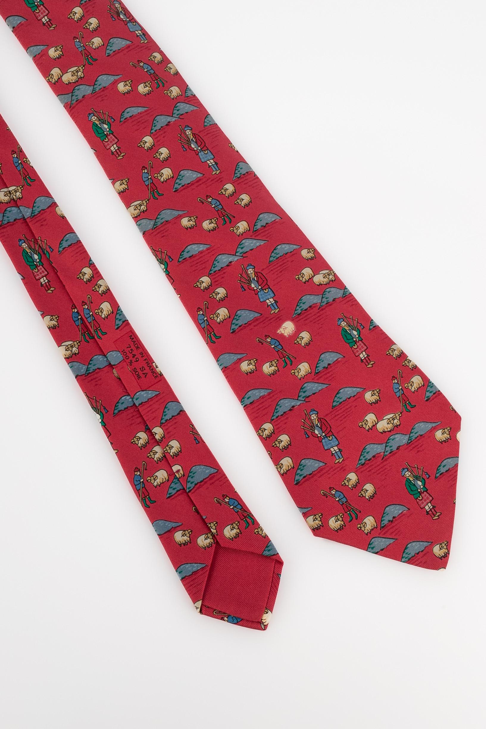 Corbata de seda Hermès 1