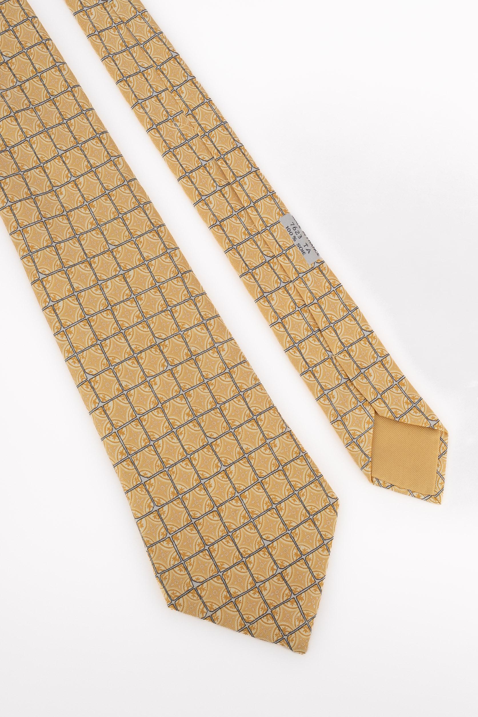 Corbata de seda Hermès en venta 1