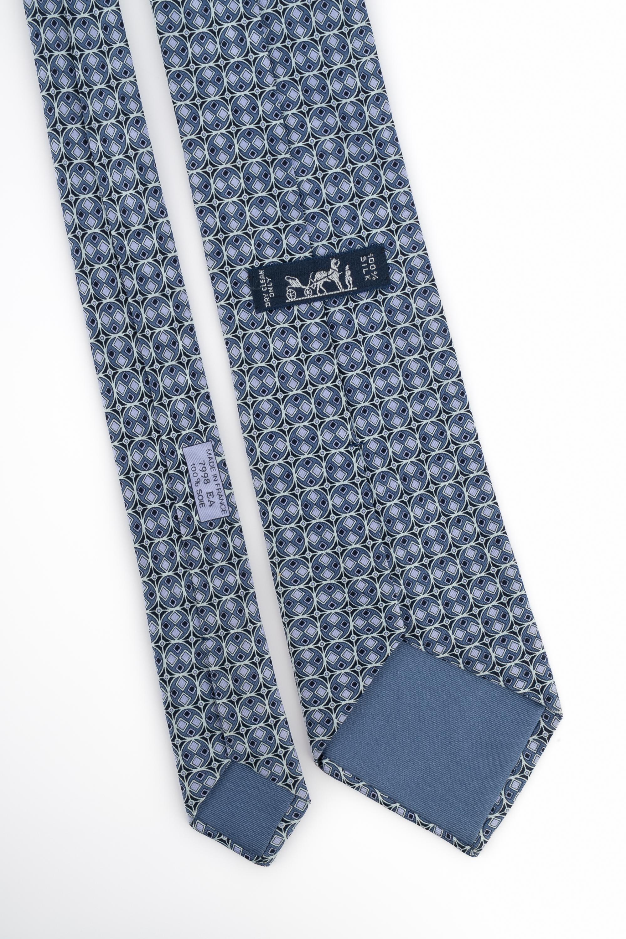 Hermès silk tie For Sale 1
