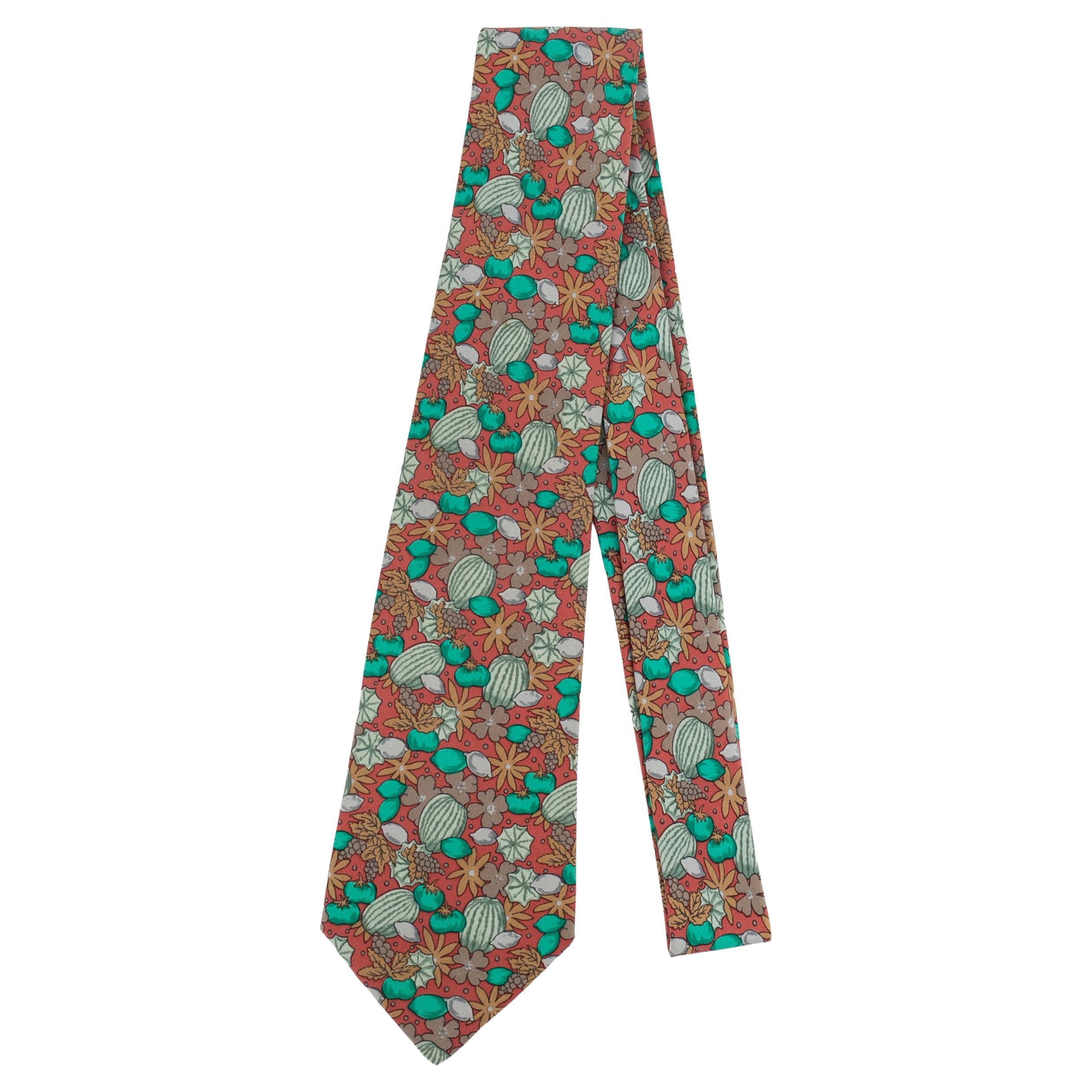 Hermès silk tie For Sale