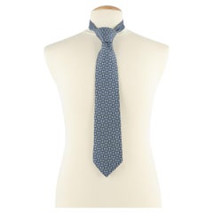 Used Hermès silk tie