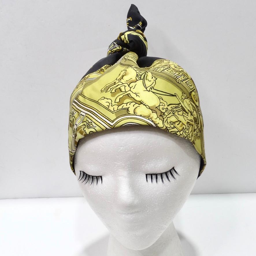 Hermes Silk Turban In Excellent Condition For Sale In Scottsdale, AZ