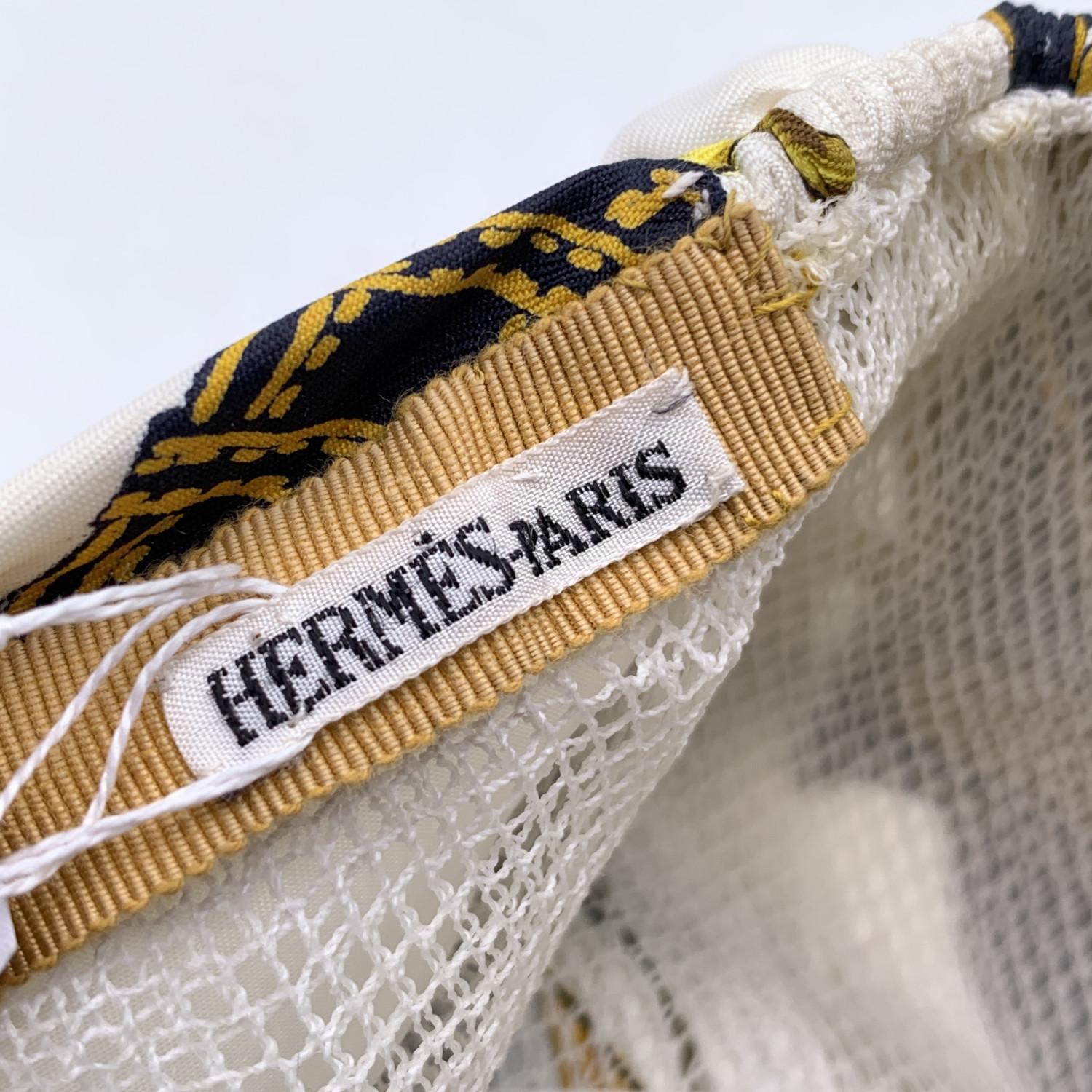 Hermes Silk Turban Hat Harnais des Présidents By Francoise Heron 1