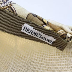 Hermes Silk Turban Hat Traineaux et Glissades Francoise de la Perriere