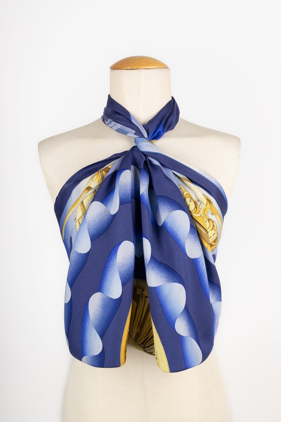 Hermès Foulard aus Seidenköper mit dem Titel 