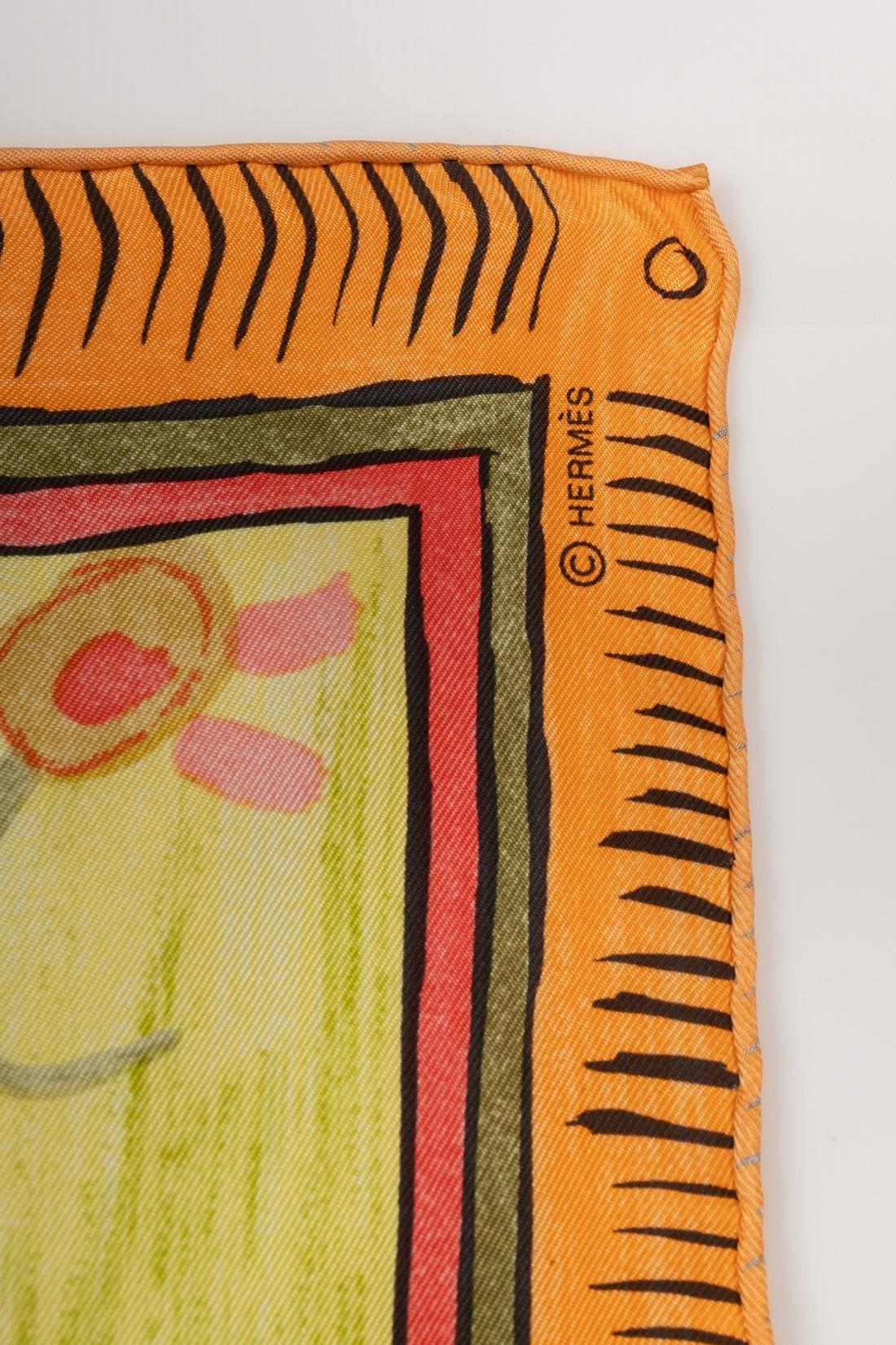 Women's Hermès Silk Twill Foulard/Scarf 'Beloved India', 2008