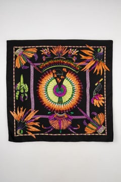 Hermès Seidenköper Foulard/Schal 'Brazil', 1989