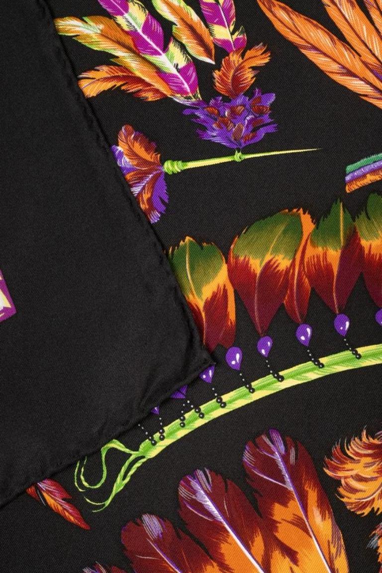 Women's Hermès Silk Twill Foulard/Scarf 'Brazil', 1989