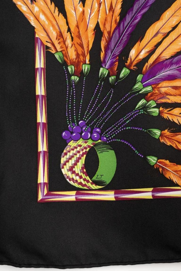Hermès Silk Twill Foulard/Scarf 'Brazil', 1989 2