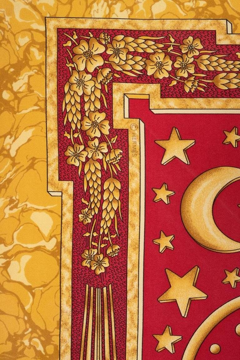 Women's Hermès Silk Twill Foulard/Scarf 'Carpe Diem', 1994