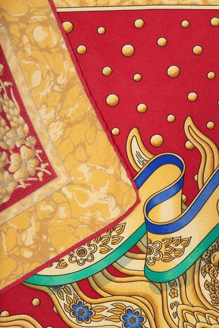 Hermès Silk Twill Foulard/Scarf 'Carpe Diem', 1994 1