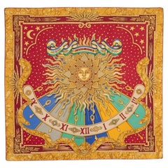 Hermès Silk Twill Foulard/Scarf 'Carpe Diem', 1994