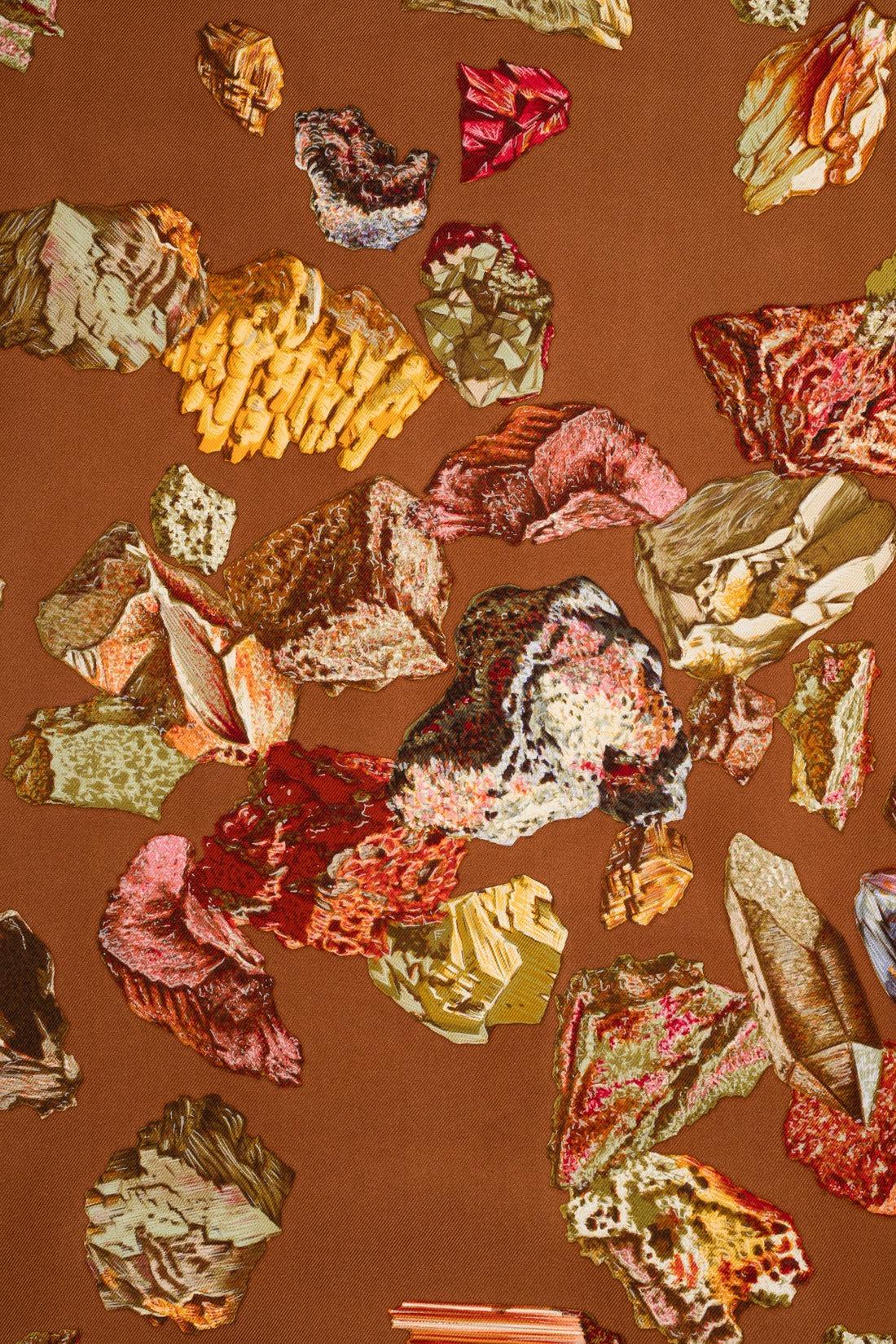 Hermès Silk Twill Foulard/Scarf 'Minerals', 1959 1