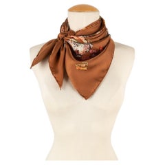 Hermès Silk Twill Foulard/Scarf 'Minerals', 1959