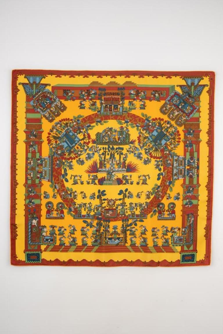 Hermès - (Made in France) Silk twill foulard with the 