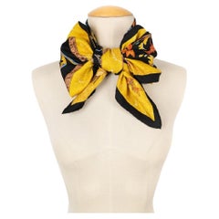 Hermès Silk Twill Foulard / Scarf with "Pierres D'orient Et D'occident", 1988