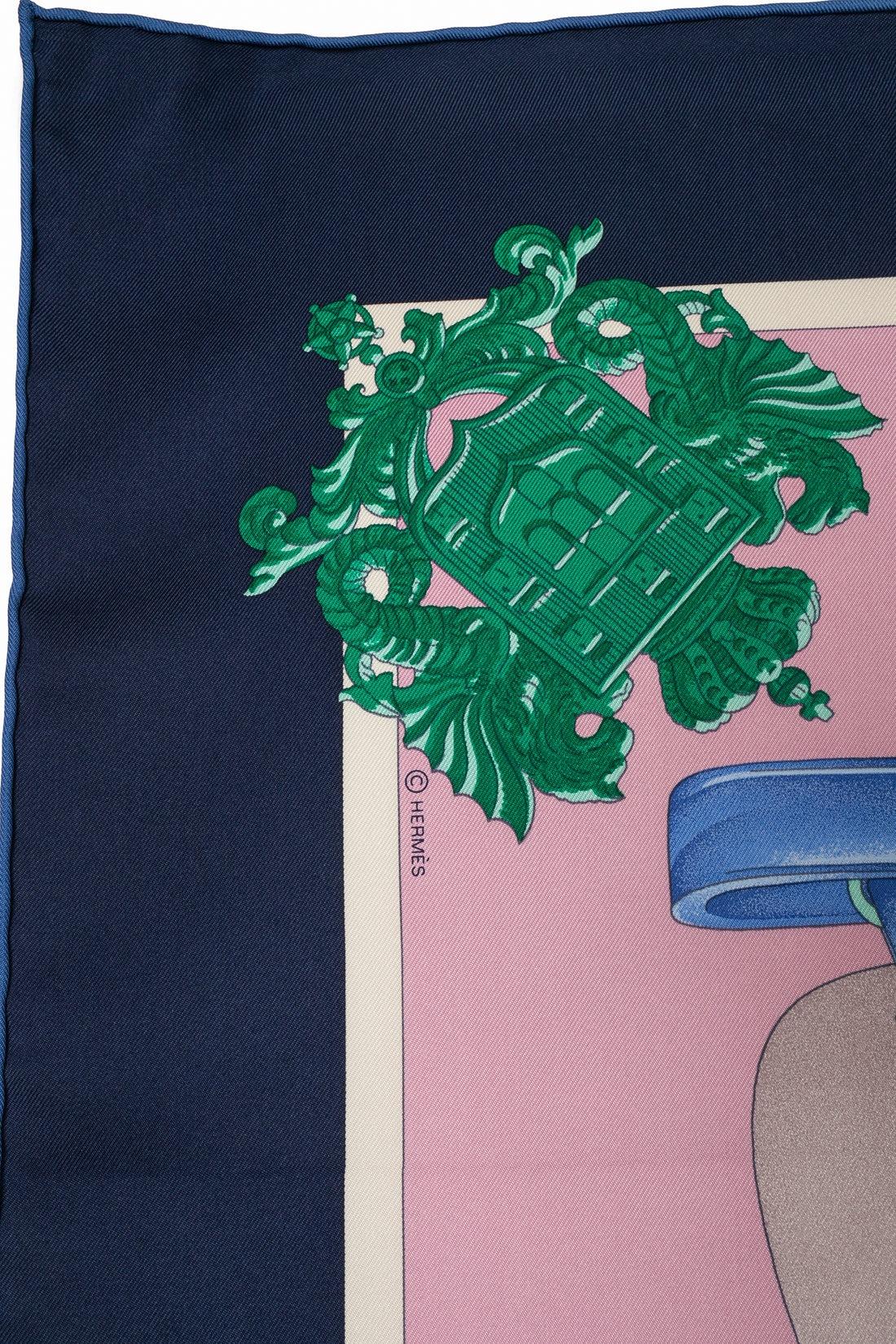 Hermès Silk Twill Foulard / Scarf with the 