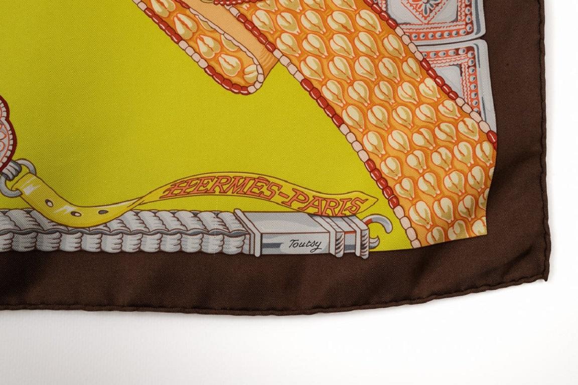 Hermès Silk Twill Foulard / Square Scarf with the 