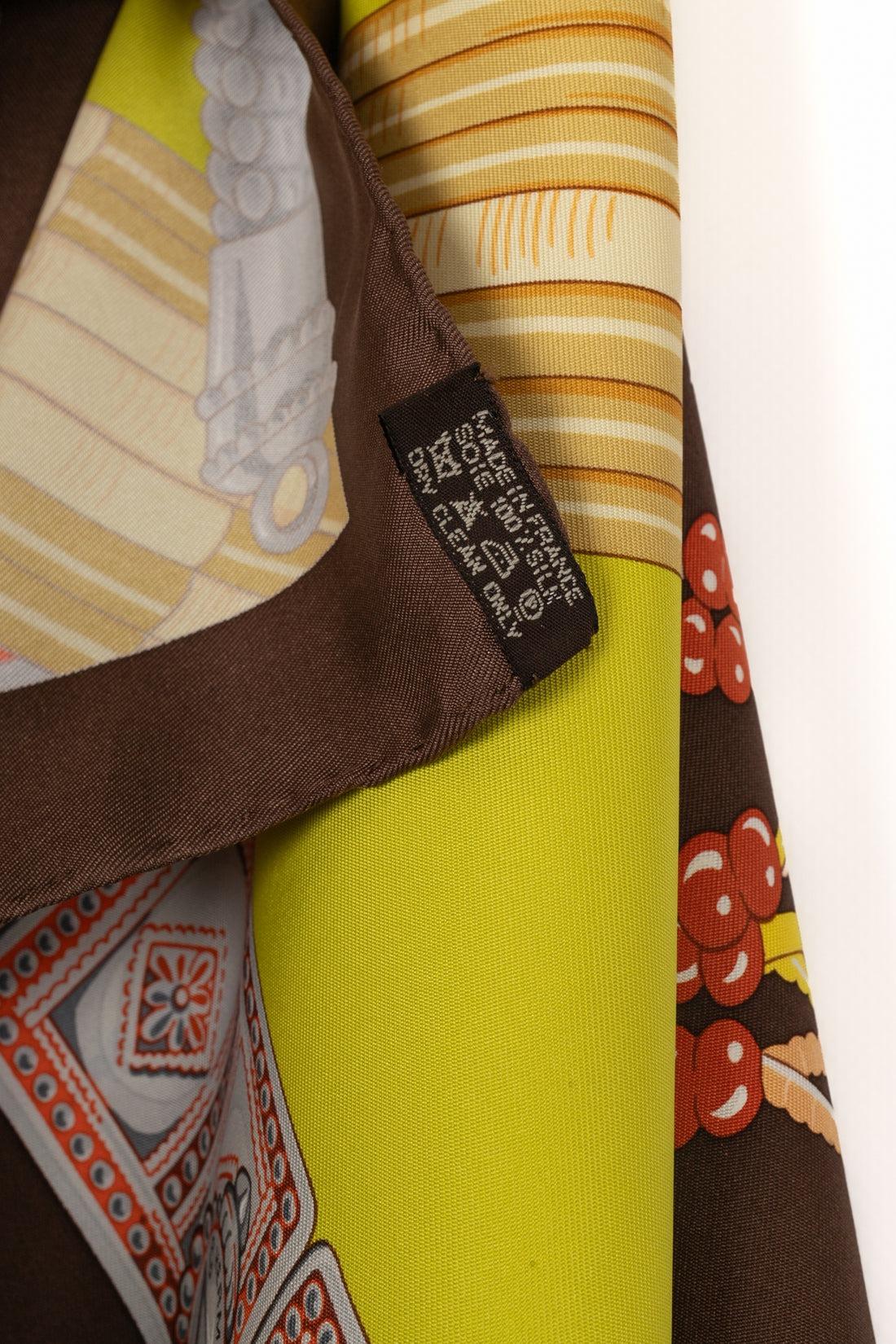 Hermès Silk Twill Foulard / Square Scarf with the 