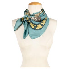 Hermès Silk Twill Scarf with the 'Diane' Theme, 1979