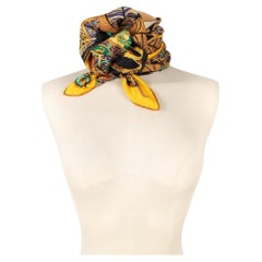 Hermès Silk Twill Square Scarf Illustrated with "Sous L'égide De Mars", 2013