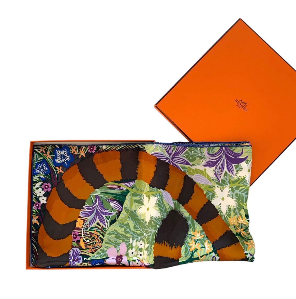 Black Hermes Silk 
