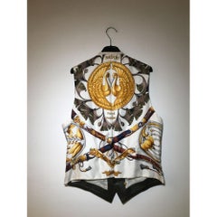 Hermès Seidenweste in Schwarz