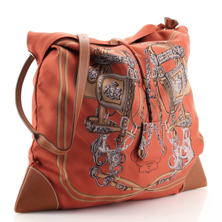 Hermes Silky City Bag Printed Silk and Leather PM – Vintage by Misty