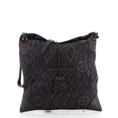 Hermes Silky City Bag Printed Silk and Leather PM