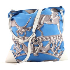 Hermes Silky City Bag Printed Silk and Leather PM