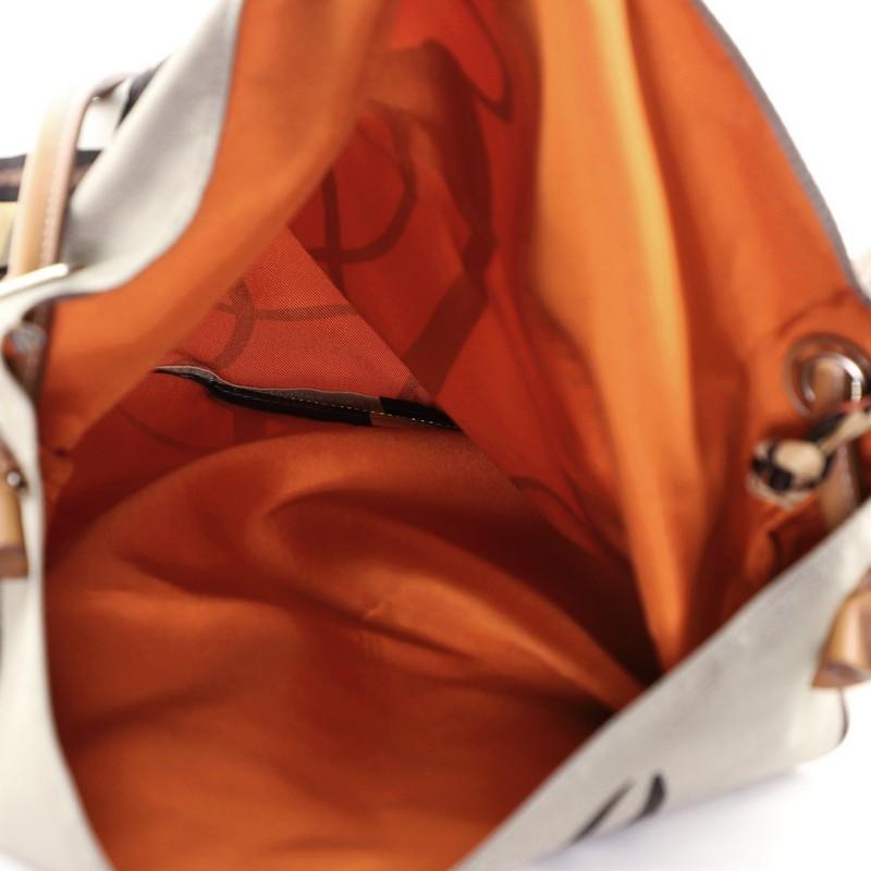Hermes Silky City Handbag Printed Silk And Leather PM 1