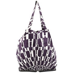 Hermes Silky Pop Tote Printed Silk
