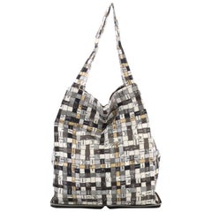 Hermes Silky Pop Tote Printed Silk