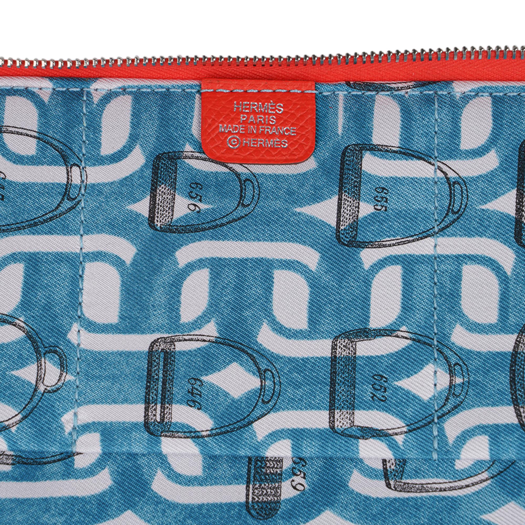 Hermes Silkydaily Globe-Trotter Agenda Cover Rose Jaipur Epsom Leather 2