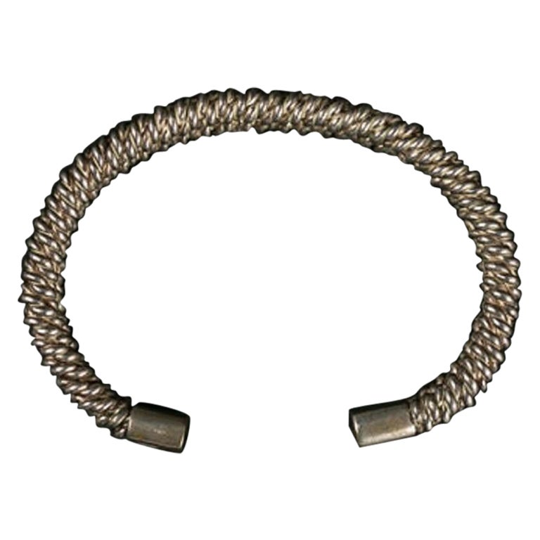 Hermès Silver Bangle