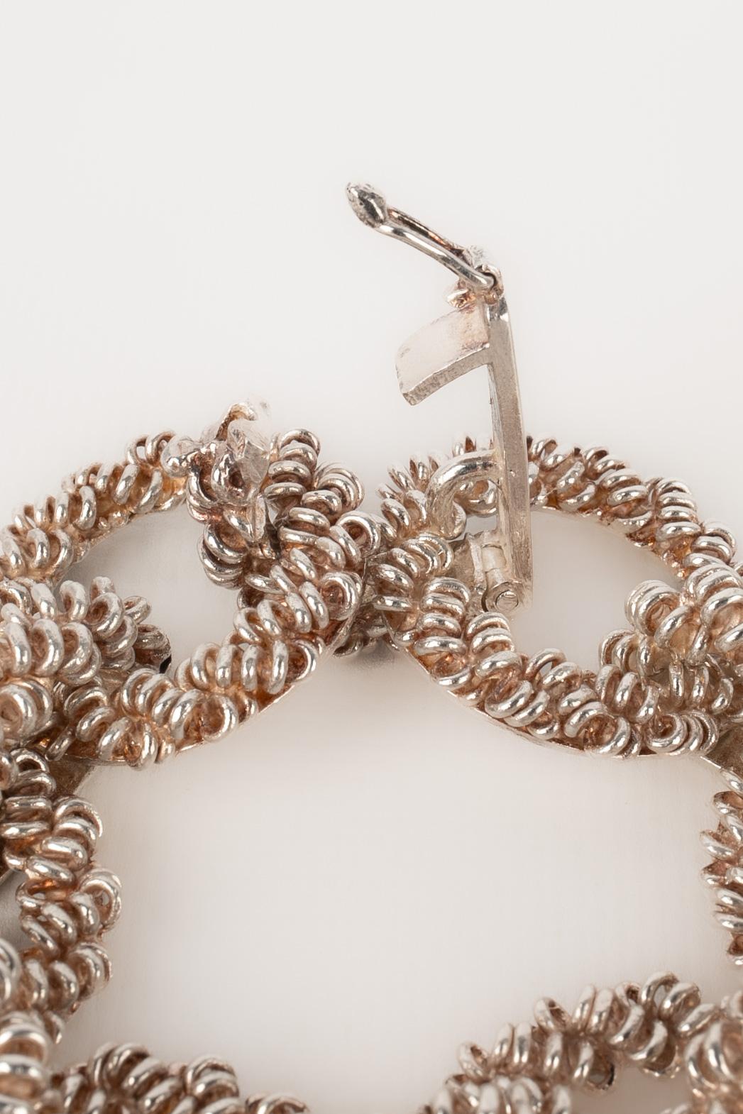 Pulsera de plata Hermès en venta 3