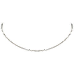 Hermes Silver Chain Necklace