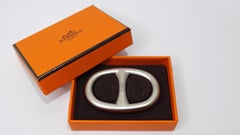 Hermes Silver Chaine d'Ancre Scarf Ring