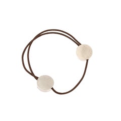 Hermes Silver Clou de Selle Bracelet with silver-tone hardware, 29268MSC