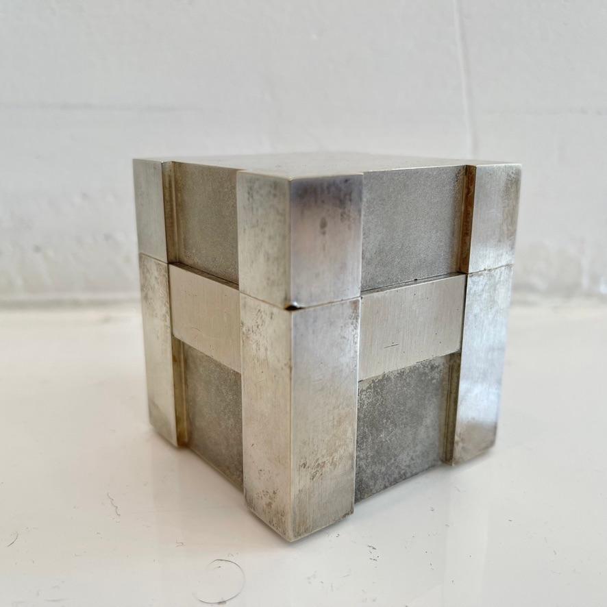 Hermes Silver Cube Lighter 6