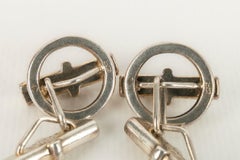 Hermès Silber Manschettenknöpfe