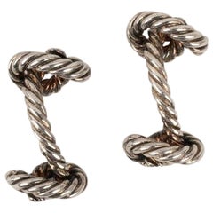 Hermès Silver Cufflinks