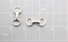 Hermes Silver Cufflinks Horsebit